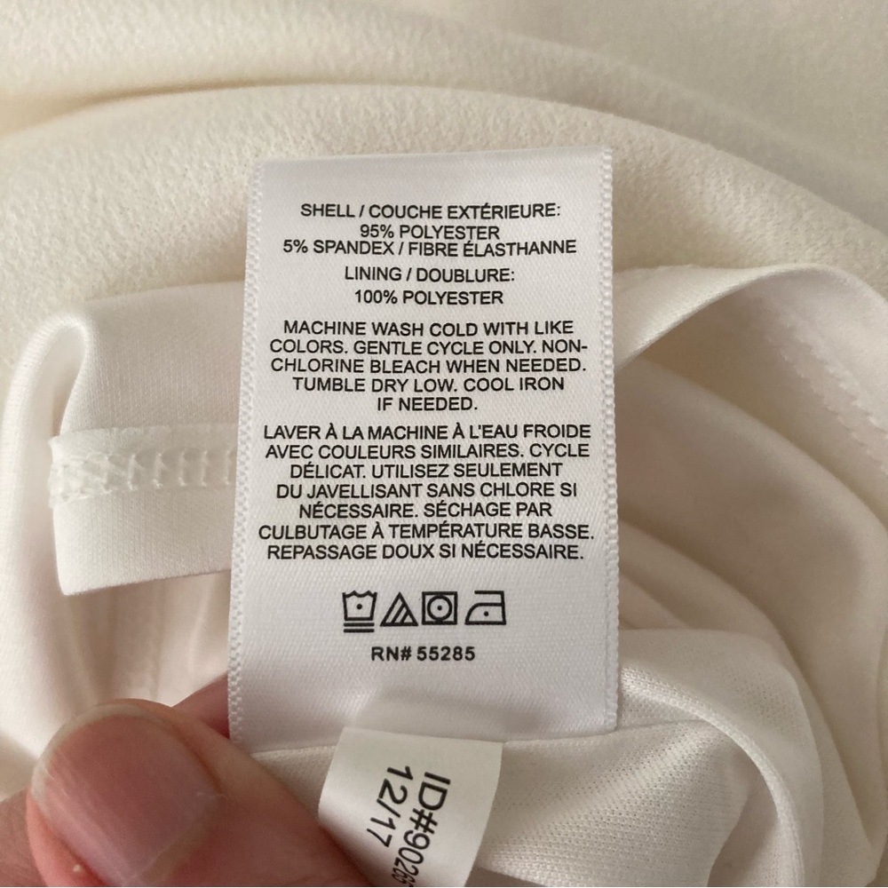 Express White Ruffle Mini Dress - Picture 6 of 6